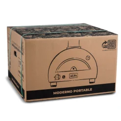 Moderno Portable Pizzaofen, tragbar, inkl. Tragetasche & Pizza Schaufel Set Medium Grills & Pizzaöfen