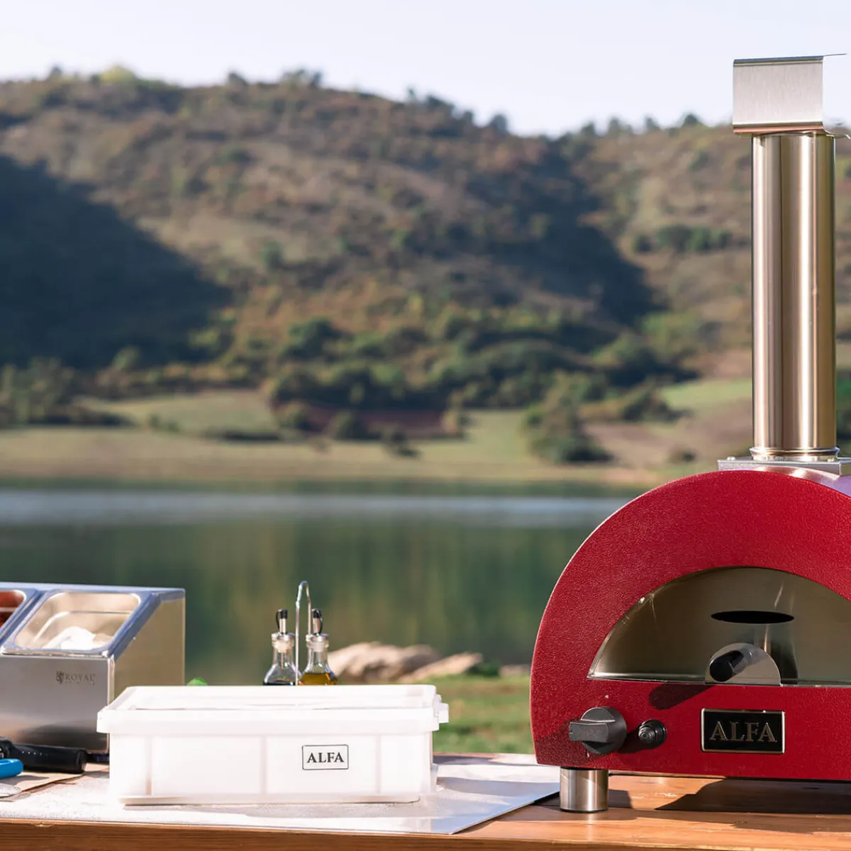 Clearance Teigballen-Box mit Deckel Steak & Bbq Tools|Grills & Pizzaöfen