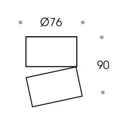 Online Easy Mini LED Wand- / Deckenleuchte Strahler|Objektbeleuchtung