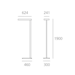 Hot Kalifa Prismoptic III Stehleuchte, Interactive-DALI Stehleuchten|Objektbeleuchtung