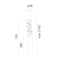 Outlet Decompose Sospensione Pendelleuchten