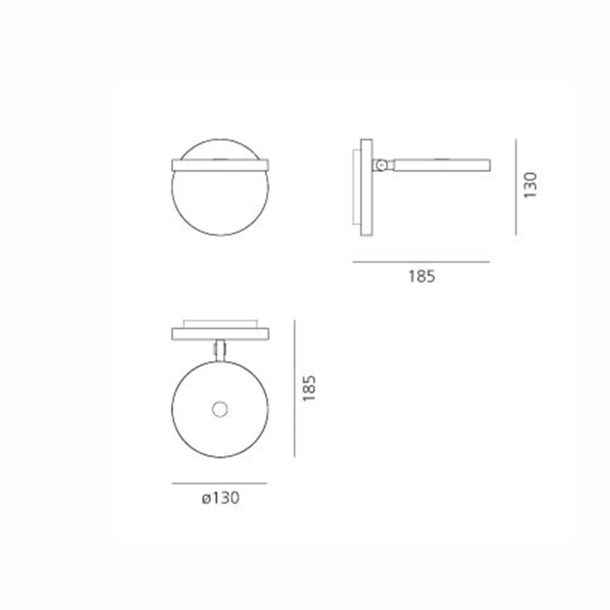 Sale Demetra Faretto LED mit Dimmschalter Wohnzimmer|Schlafzimmer