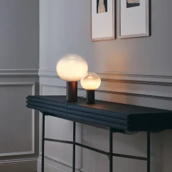 New Laguna Tavolo, Struktur: Satin Bronze Flur|Tischleuchten