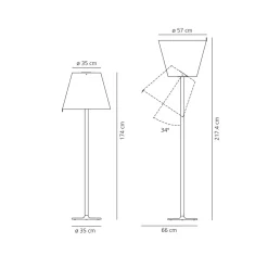 Clearance Melampo Mega Terra Stehleuchten|Schlafzimmer
