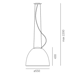 Clearance Nur Gloss Sospensione Pendelleuchten