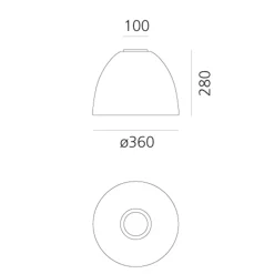 Clearance Nur Mini Gloss Soffitto Wohnzimmer|Flur