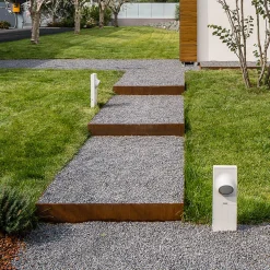 Ciclope LED Pollerleuchte, einseitiger Lichtaustritt Wege/Zufahrten|Terrassen