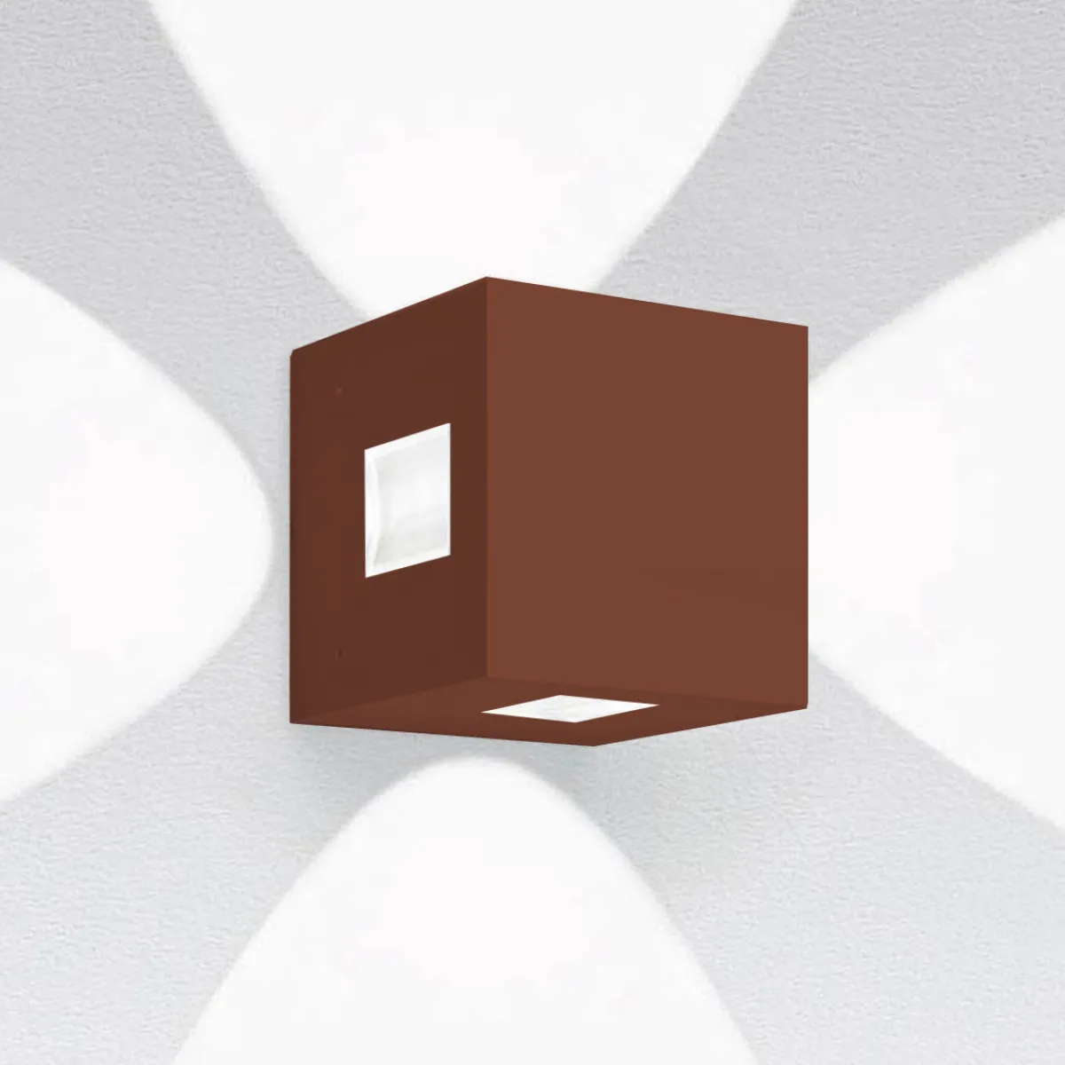 Clearance Effetto 14S LED 4L Außenwandleuchte, 4 x 50° Hauseingänge|Fassaden