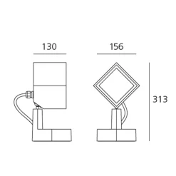 Clearance Epulo 13 LED Außenwand- / Bodenleuchte, 40° Abstrahlwinkel Hauseingänge|Fassaden