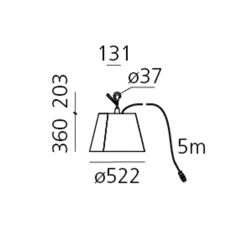 Clearance Tolomeo Paralume Outdoor LED Hook Terrassen|Dekorative Leuchten