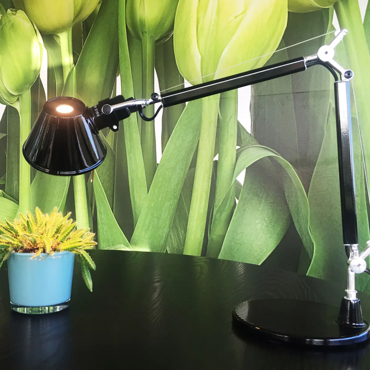 New Tolomeo Micro Tavolo Profondo 95 Gloss Arbeitszimmer|Büros