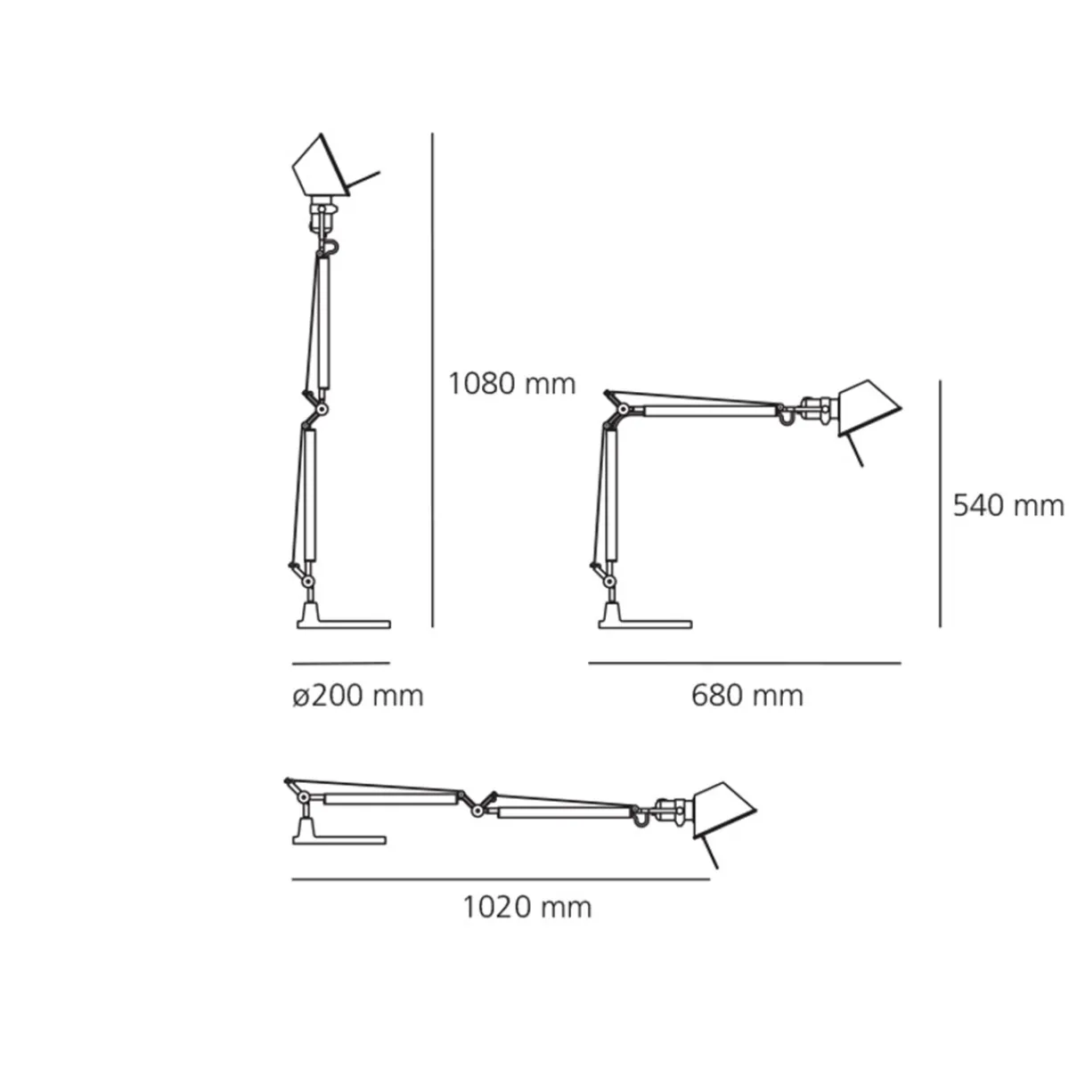 Outlet Tolomeo Mini Tavolo Schlafzimmer|Tischleuchten