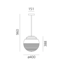 Hot Vitruvio Sospensione Pendelleuchten