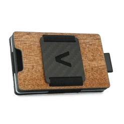 Online Wood x Carbon Fiber Slide Slim Wallet Geldbörse Gadgets & Technik|Aufbewahrung