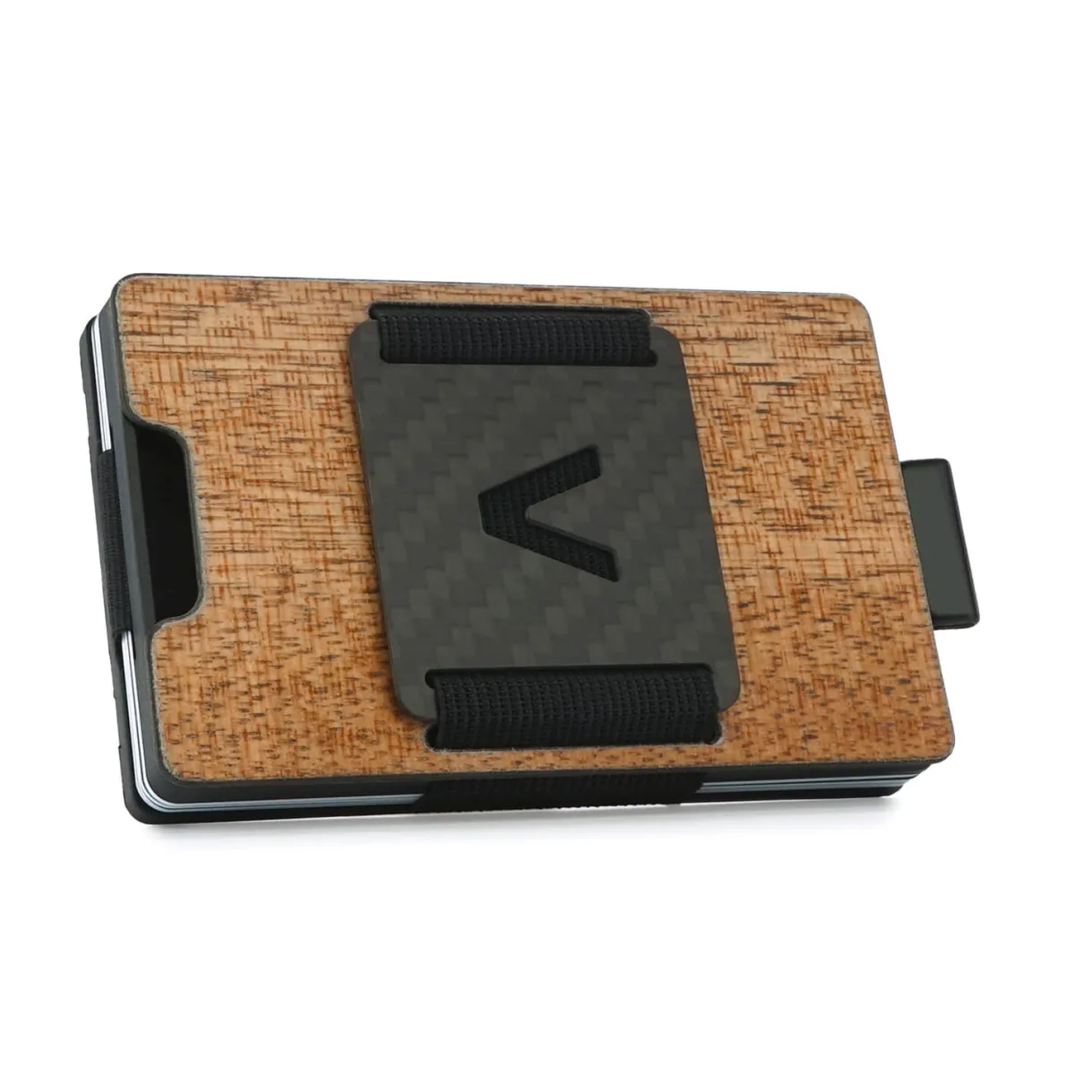 Online Wood x Carbon Fiber Slide Slim Wallet Geldbörse Gadgets & Technik|Aufbewahrung