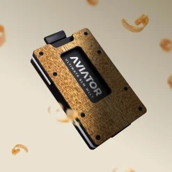 Online Wood x Carbon Fiber Slide Slim Wallet Geldbörse Gadgets & Technik|Aufbewahrung