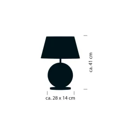 Outlet Nero Tischleuchte Tischleuchten|Schlafzimmer