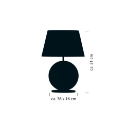 Outlet Nero Tischleuchte Tischleuchten|Schlafzimmer