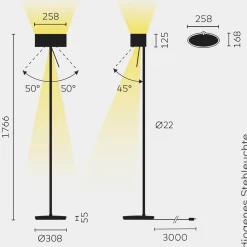 Online Diogenes LED Stehleuchte Hotellerie|Stehleuchten