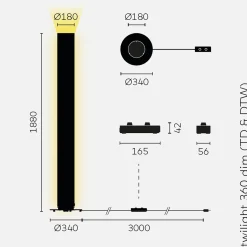 Discount Twilight 360 LED Stehleuchte Hotellerie|Arbeitszimmer