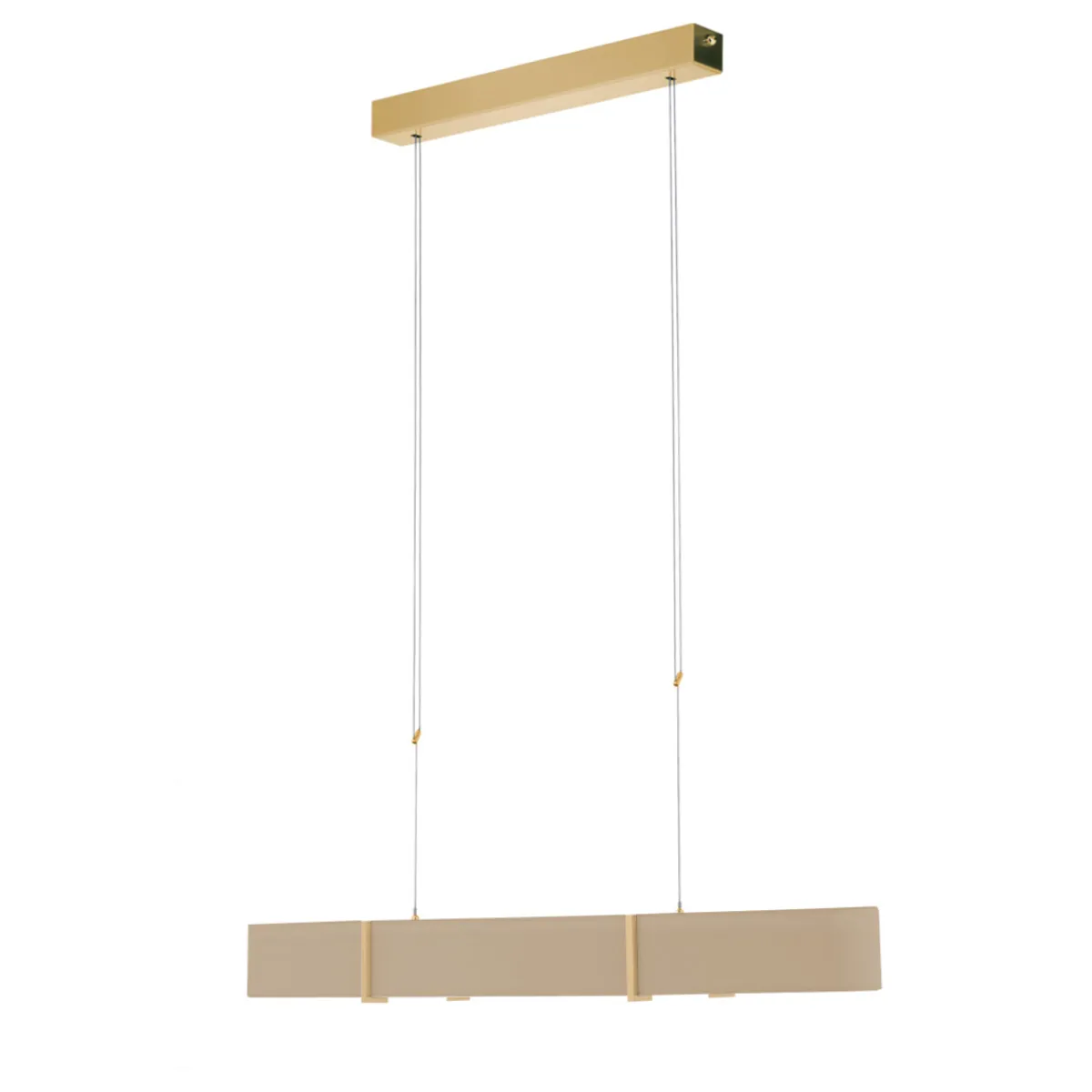 Best Stripe LED Pendelleuchte, oval, Messing matt / poliert, Auslaufmodell Pendelleuchten