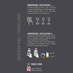 Athos LED Deckenleuchte, rund, mit ZigBee Deckenleuchten|Deckenleuchten