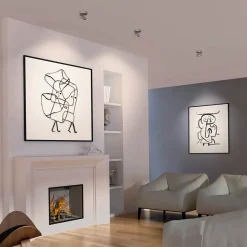 New Blop 3D AC C W LED Wand- / Deckenleuchte Shopbeleuchtung|Museen/Showrooms