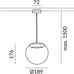 New Duolare Blop Moll DLR LED Pendel Schienensysteme|Schienensystemzubehör