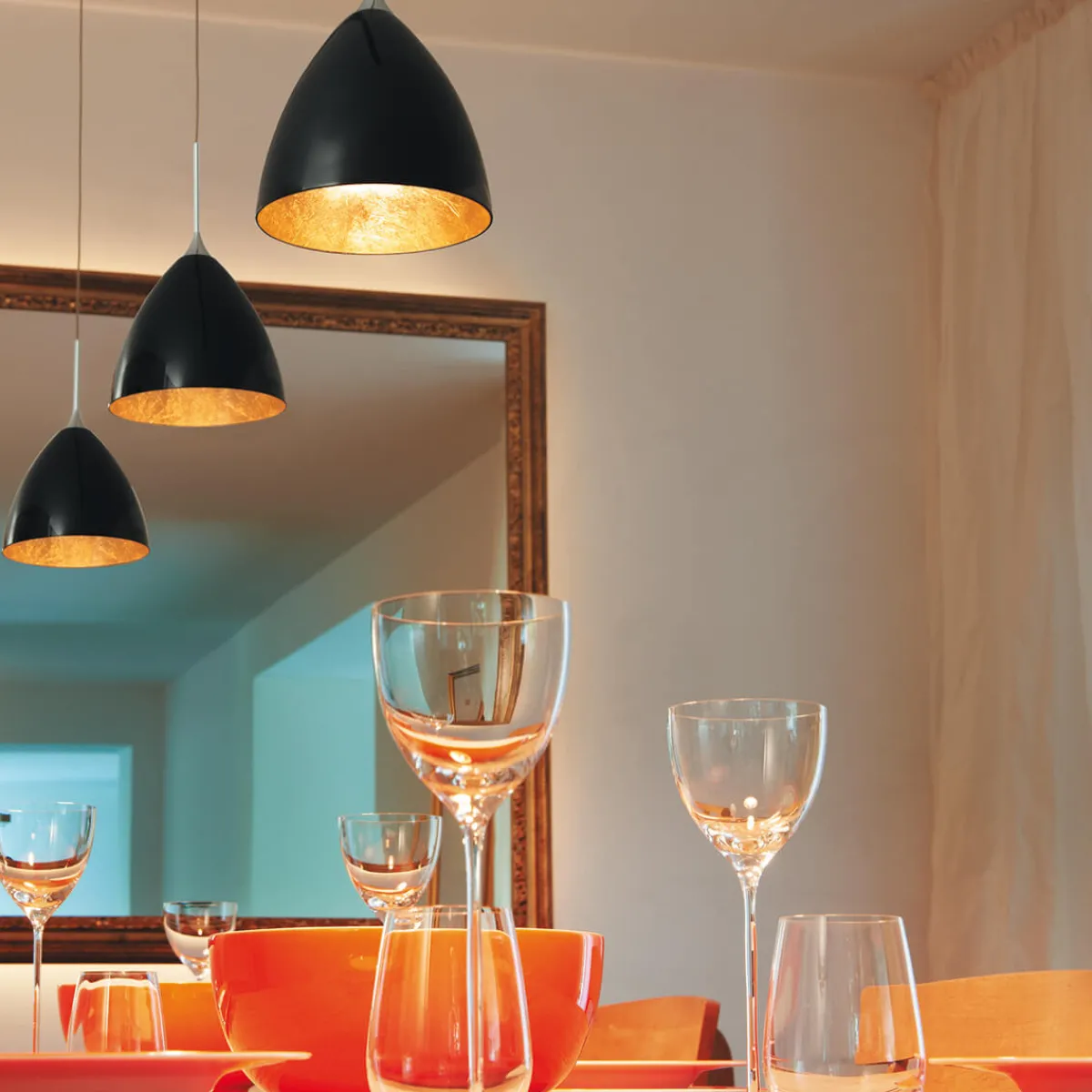 Discount Duolare Silva Down Ø: 16 cm Fassung: Chrom matt Pendelleuchte Schienensysteme|Pendelleuchten