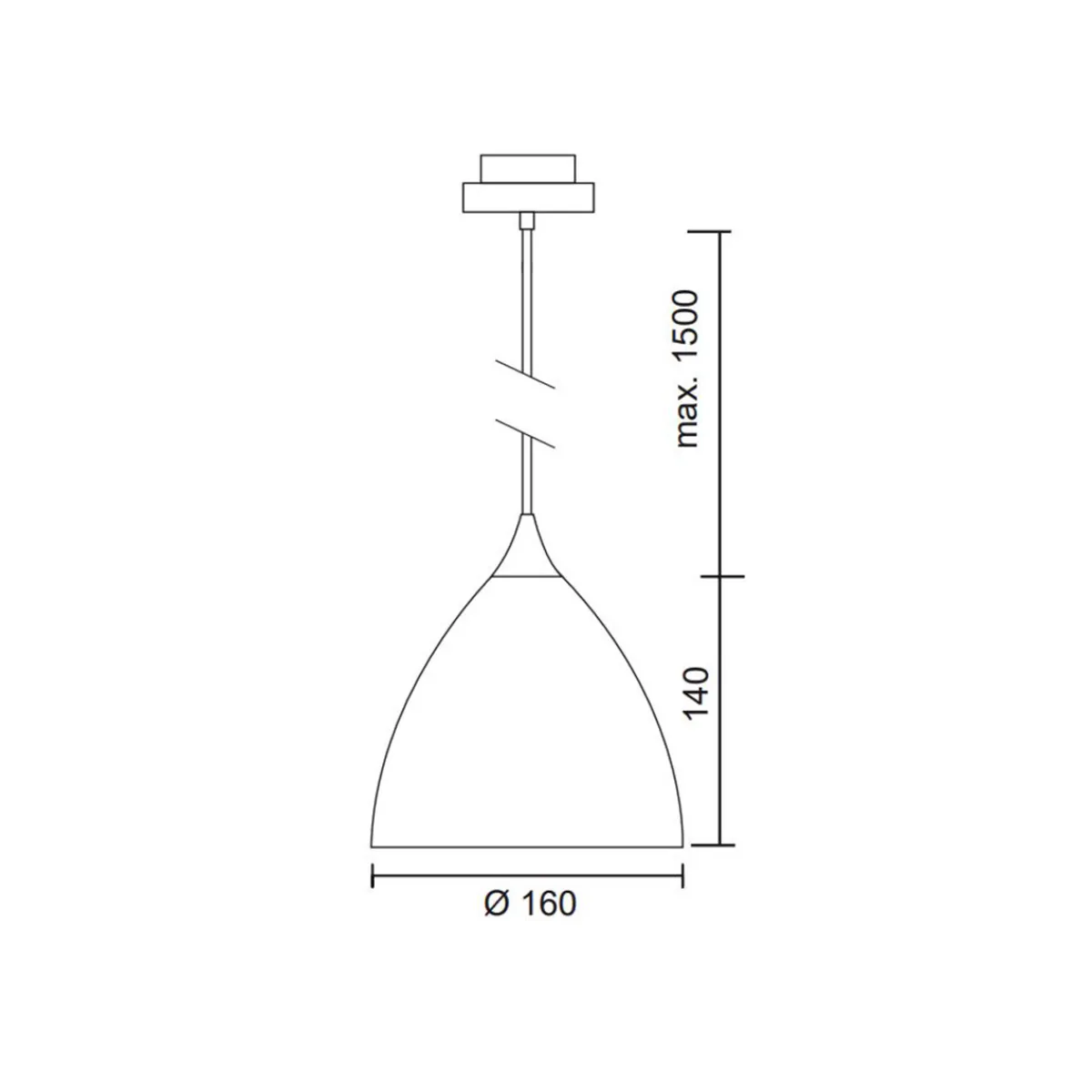Discount Duolare Silva Down Ø: 16 cm Fassung: Chrom matt Pendelleuchte Schienensysteme|Pendelleuchten