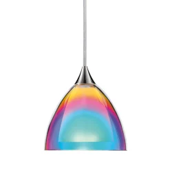 Duolare Silva Down Ø: 11 cm Pendelleuchte Fassung: Chrom Schienensysteme|Pendelleuchten