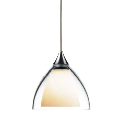 Duolare Silva Down Ø: 11 cm Pendelleuchte Fassung: Chrom Schienensysteme|Pendelleuchten