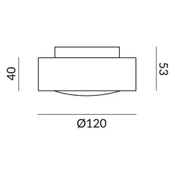 New Opto AC C LED Deckenleuchte Deckenleuchten|Flur