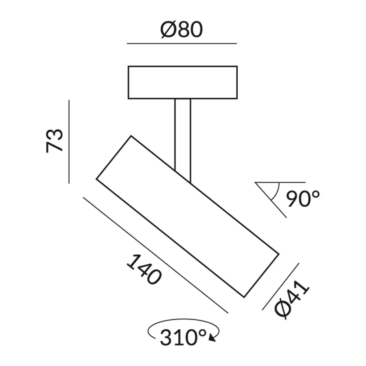 Swap Spot LV C LED Deckenaufbaustrahler Strahler|Deckenleuchten