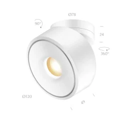 Discount Vito 120 Spot 50° LV C LED Deckenaufbaustrahler Hotellerie|Strahler