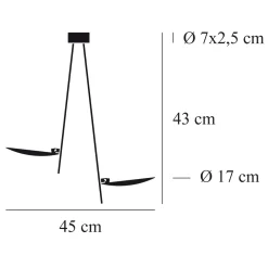 New Lederam C2 Deckenleuchte Essbereiche|Deckenleuchten