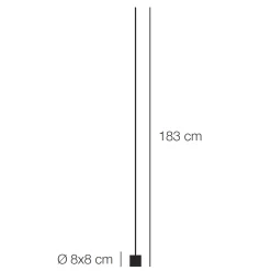 Outlet Light Stick F LED Stehleuchte Schlafzimmer|Stehleuchten