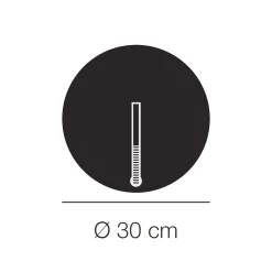 Hot Luna W LED Wandleuchte Wandleuchten|Flur