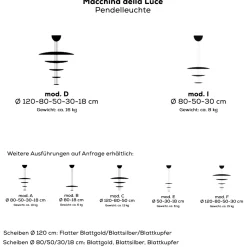 Hot Macchina della Luce mod. D Pendelleuchte Essbereiche|Pendelleuchten