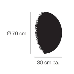 PostKrisi CW 70 LED Wandleuchte Wandleuchten|Flur