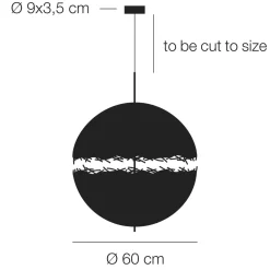 Discount PostKrisi 66 Pendelleuchte, Ø: 60 cm Pendelleuchten|Schlafzimmer