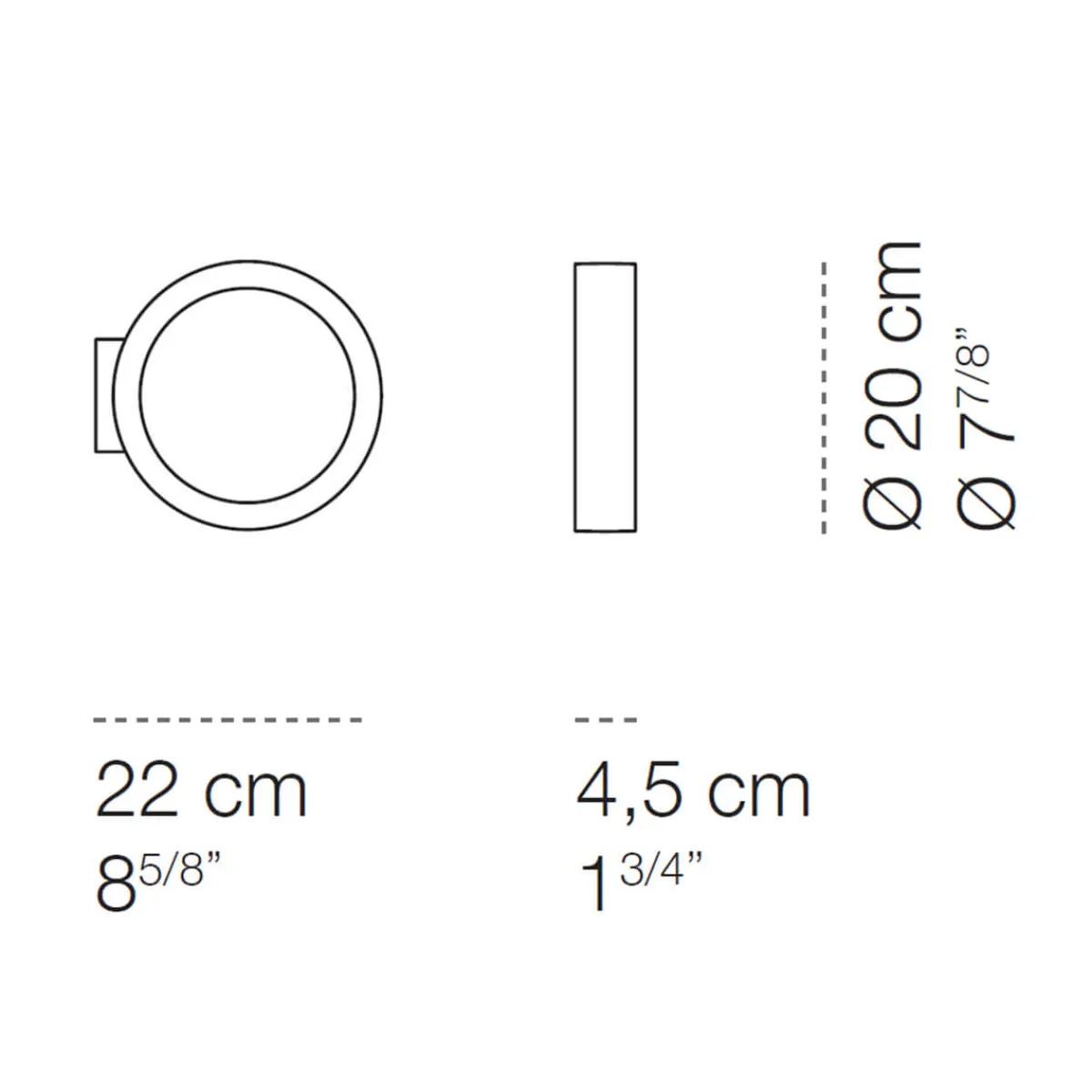 Assolo Outdoor LED Parete / Soffitto Fassaden|Wandleuchten