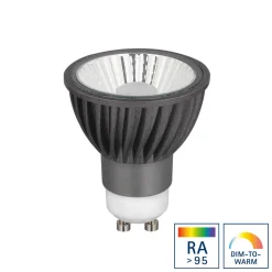 HALED III LED Reflektor GU10, 6 W, Ra95, Dim-to-Warm Gu10|Led-Lampen