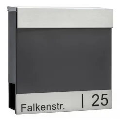 Sale 9048 Briefkasten mit Gravur Briefkästen & Paketboxen|Hausnummern & Briefkästen