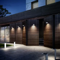 Hot 9021 LED Solarstehleuchte mit Bewegungsmelder Wege/Zufahrten|Hauseingänge