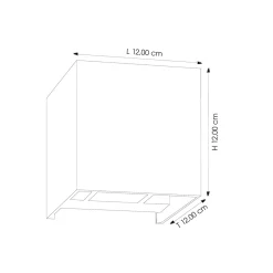 Best 9032/9033 Up & Down LED Wandleuchte Wandleuchten|Fassaden