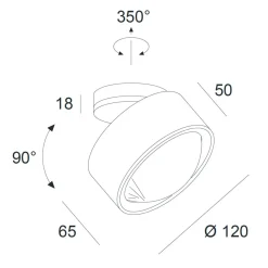 Outlet Clippo Optic LED Wand- / Deckenstrahler Shopbeleuchtung|Museen/Showrooms