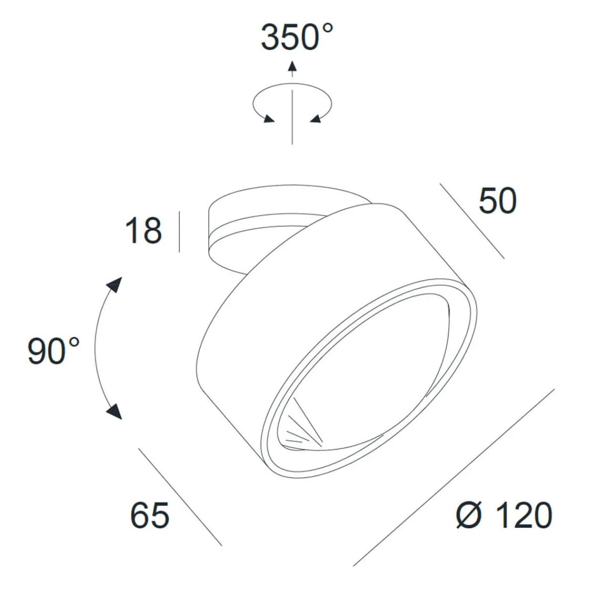 Outlet Clippo Optic LED Wand- / Deckenstrahler Shopbeleuchtung|Museen/Showrooms