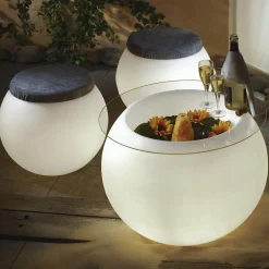 New Tischplatte für die Flora Dekoleuchte / Pflanztopf Leuchtenzubehör