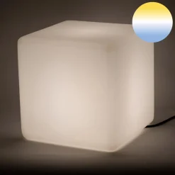 Würfel CCT-LED Außenleuchte mit ZigBee Stehleuchten|Terrassen